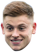 Harvey Barnes - Newcastle Celebrity Face Mask Fancy Dress Cardboard Costume Mask