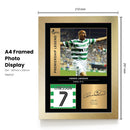 Henrik Larsson Signed Poster Print – Celtic FC Premiership Legend Wall Art with Signature & Jersey Number – Sweden Forward Memorabilia for SPFL Fans & Collectors
