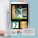 Henrik Larsson Signed Poster Print – Celtic FC Premiership Legend Wall Art with Signature & Jersey Number – Sweden Forward Memorabilia for SPFL Fans & Collectors