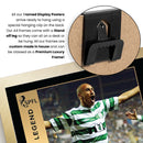 Henrik Larsson Signed Poster Print – Celtic FC Premiership Legend Wall Art with Signature & Jersey Number – Sweden Forward Memorabilia for SPFL Fans & Collectors