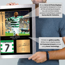 Henrik Larsson Signed Poster Print – Celtic FC Premiership Legend Wall Art with Signature & Jersey Number – Sweden Forward Memorabilia for SPFL Fans & Collectors