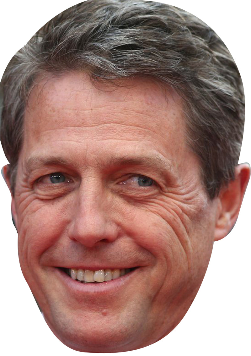 Hugh Grant Tv Movie Star Celebrity Face Mask Fancy Dress Cardboard Costume Mask