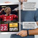 Hugo Ekitiké Signed Football Memorabilia – Framed Autograph Display with Liverpool & France Tribute – Collector’s Gift for Fans