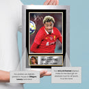 Hugo Ekitike Signed Poster Print – Liverpool FC Football Memorabilia – Wall Art Tribute for Fans & Collectors