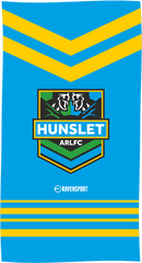 Hunslet ARLFC Personalised Rugby Bath Towel
