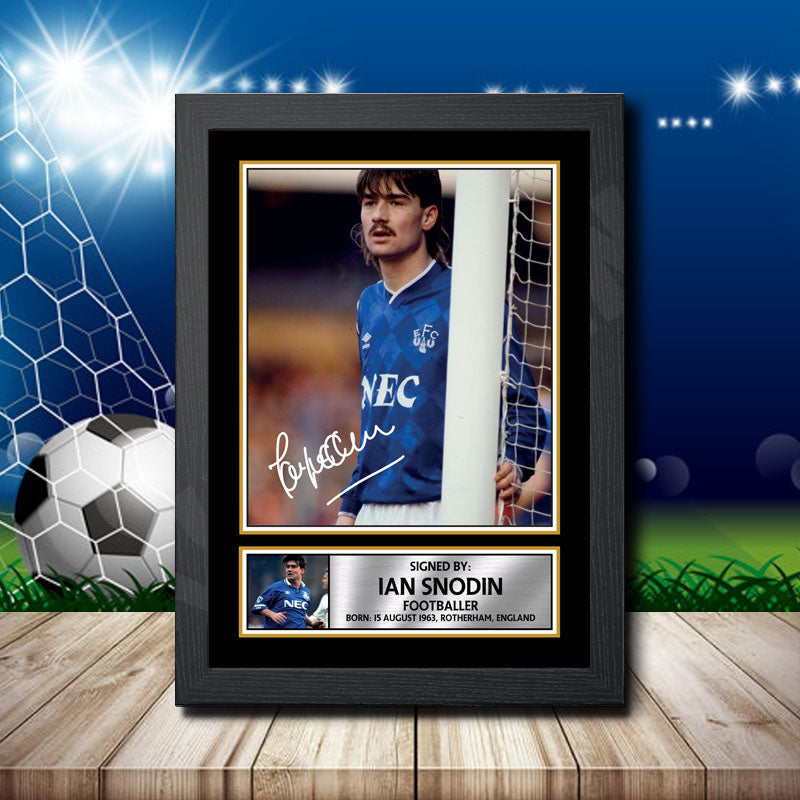 Ian Snodin Printed Signature Footballers Star Poster Print Framed Wall Art Gift – Ian Snodin Printed Signature Footballers Star Poster Print