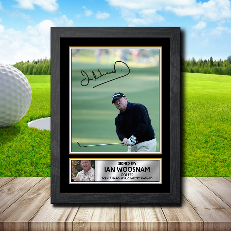 Ian Woosnam Printed Signature Golfer Star Poster Print Framed Wall Art Gift – Ian Woosnam Printed Signature Golfer Star Poster Print