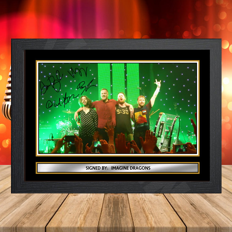 Imagine Dragons 4 – Printed Signature Music-Landscape Star Print – Imagine Dragons 4