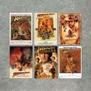 Indiana Jones Movies and Film Poster Print Packs - 6 POSTERS (A6, A5, A4, A3)