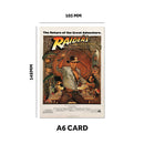 Indiana Jones Movies and Film Poster Print Packs - 6 POSTERS (A6, A5, A4, A3)