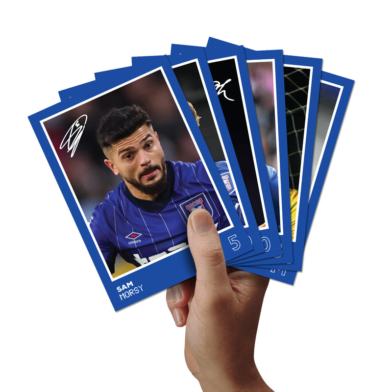 Ipswich Players SIGNED A6 Poster Pack 2 - 6 Autographed Poster Print Cards (Morsy, Hutchinson, Delap, Davis, Palmer, Mckenna)