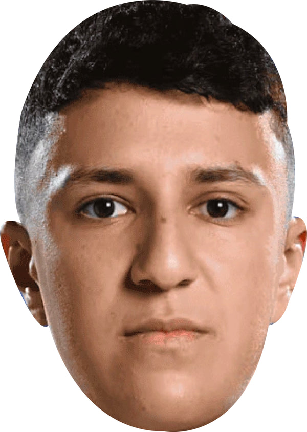 Isack Hadjar Facemask – F1 Motorsport Celebrity Card Face Mask – Celebrity Mask for Stag Do, Hen Night, Fancy Dress & Costume Parties