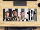 Personalised Newcastle Extra Large Mouse Mat (800mm x 300mm) - Isak, Guimares, Murphy