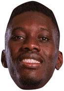 Ismaïla Sarr Crystal Palace Face Mask – Crystal Palace Football Player Celebrity Card Mask – Celebrity Mask for Stag Do, Hen Night, Fancy Dress & Costume Parties – Funny Adult Card Mask