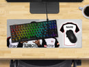 Personalised Fulham Extra Large Mouse Mat (800mm x 300mm) - IWOBI, WILSON, ROBINSON