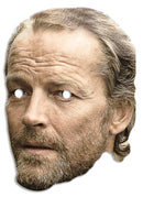 Iain Glen - Jorah Mormont Celebrity Face Mask Fancy Dress Cardboard Costume Mask