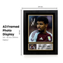 Ian Maatsen Aston Villa F.C. Poster Print – Signed Autograph Style Football Wall Art   – Framed or Unframed – Gift for Fans
