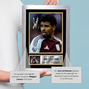 Ian Maatsen Aston Villa F.C. Poster Print – Signed Autograph Style Football Wall Art   – Framed or Unframed – Gift for Fans