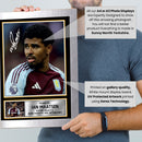 Ian Maatsen Aston Villa F.C. Poster Print – Signed Autograph Style Football Wall Art   – Framed or Unframed – Gift for Fans