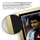 Ian Maatsen Aston Villa F.C. Poster Print – Signed Autograph Style Football Wall Art   – Framed or Unframed – Gift for Fans