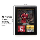 Ibrahima Konaté Signed Football Memorabilia – Framed Autograph Display with Liverpool & France Tribute – Collector’s Gift