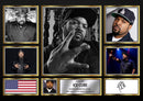 Rappers Ice Cube Framed Autographed Print - Limited Edition Autograph Fan Gift – Collectible Memorabilia Merchandise