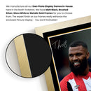 Igor Thiago Autographed Poster Print – Brentford F.C. Football Star Wall Art   – Framed or Unframed – Gift for Fans