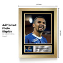 Iliman Ndiaye Autographed Poster Print – Everton F.C. Signed Football Wall Art – Premier League Collectible Display – Gift for Supporters & Young Fans
