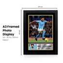 Ilkay Gündo?an Autographed Poster Print – Manchester City F.C. Signed Football Wall Art – Premier League Memorabilia – Gift for Fans & Collectors