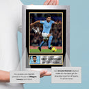 Ilkay Gündo?an Autographed Poster Print – Manchester City F.C. Signed Football Wall Art – Premier League Memorabilia – Gift for Fans & Collectors