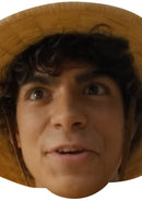 Iñaki Godoy - Monkey D Luffy - One Piece Celebrity Face Mask Fancy Dress Cardboard Costume Mask