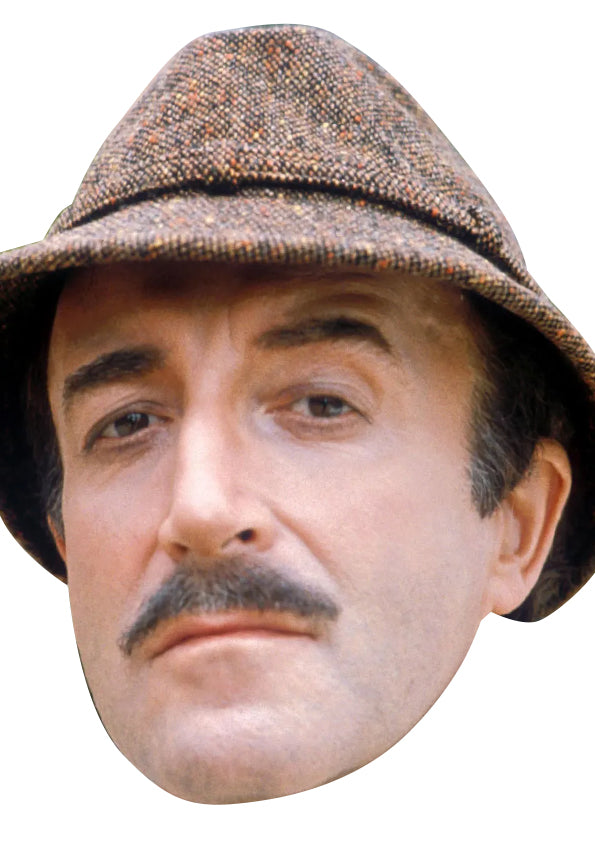 Inspector Jacques Clouseau - Pink Panther Celebrity Face Mask Fancy Dress Cardboard Costume Mask