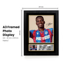 Ismaïla Sarr Autographed Poster Print – Crystal Palace F.C. Signed Football Wall Art – Senegal Football Memorabilia – Gift for Fans & Collectors