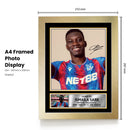 Ismaïla Sarr Autographed Poster Print – Crystal Palace F.C. Signed Football Wall Art – Senegal Football Memorabilia – Gift for Fans & Collectors