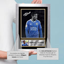 Issahaku Fatawu Signed Poster Print – Leicester City F.C. Autograph Style Wall Art – Ghana Football Memorabilia – Gift for Fans & Collectors