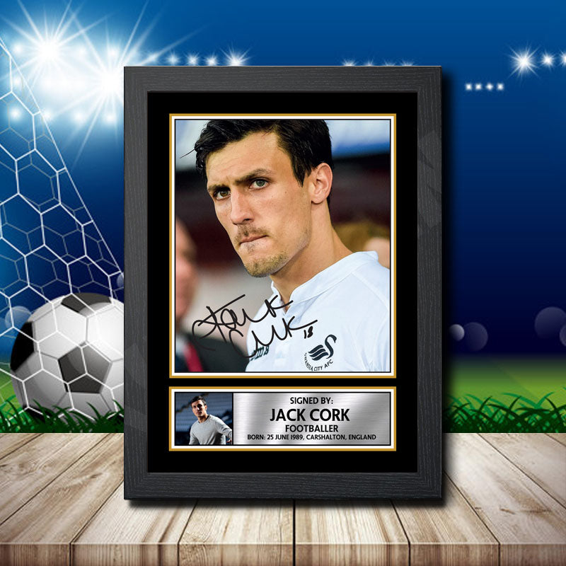 Jack Cork Printed Signature Footballers Star Poster Print Framed Wall Art Gift – Jack Cork Printed Signature Footballers Star Poster Print