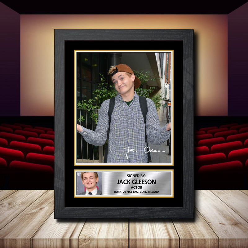 Jack Gleeson 2 Printed Signature Movie Star Poster Print Framed Wall Art Gift – Jack Gleeson 2 Printed Signature Movie Star Poster Print