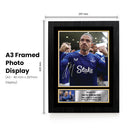 Jack Grealish Printed Autograph Poster – England & Everton Football Star Wall Art – Soccer Player Memorabilia Poster Print