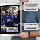 Jack Grealish Printed Autograph Poster – England & Everton Football Star Wall Art – Soccer Player Memorabilia Poster Print