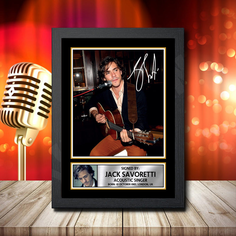 Jack Savoretti 1 – Printed Signature Music Star Print – Jack Savoretti 1
