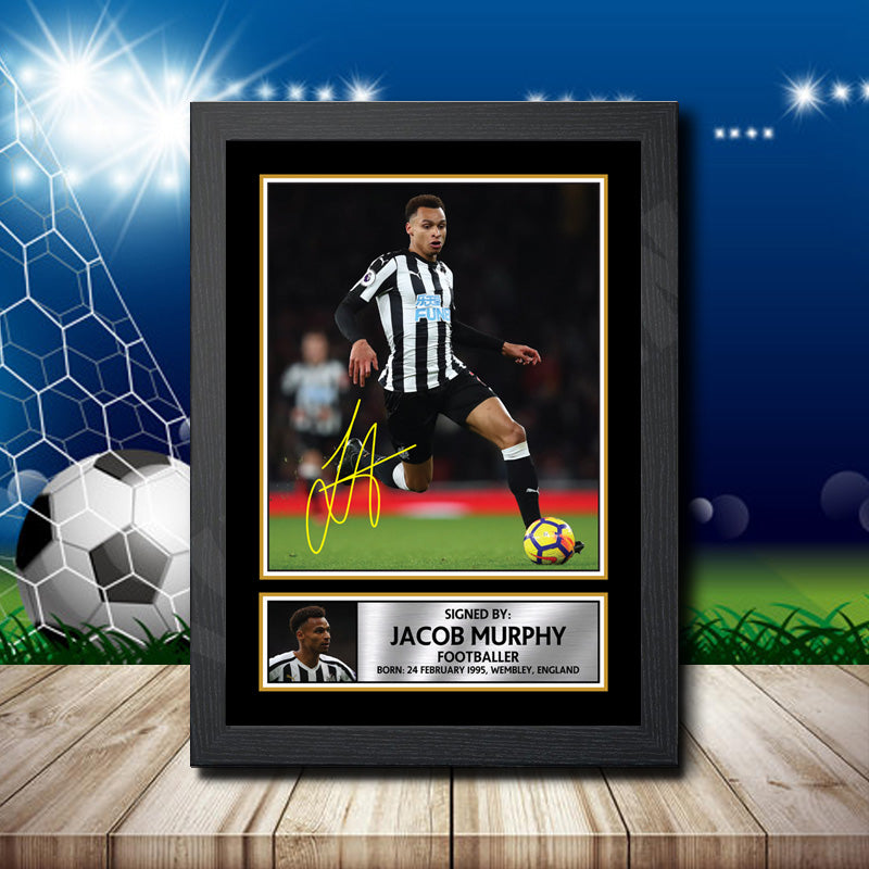 JACOB MURPHY Footballer Printed Signature Poster Print Gift – Jacob Murphy Footballer Printed Signature Poster Print Gift