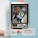 Jacob Ramsey Printed Autograph Poster – England & Newcastle United Football Star Wall Art – Soccer Player Memorabilia Poster Print