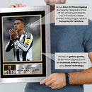 Jacob Ramsey Printed Autograph Poster – England & Newcastle United Football Star Wall Art – Soccer Player Memorabilia Poster Print