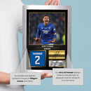 James Tavernier Rangers Signed Poster Print – Rangers FC Football Wall Art – Printed Autograph Soccer Memorabilia – Rangers Fan Gift & Bedroom Decor