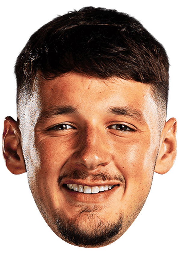 JAMES TRAFFORD - England Euros 2024 Celebrity Party Face Fancy Dress Cardboard Costume Mask