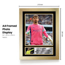 James Trafford Printed Autograph Poster – England & Manchester City Goalkeeper Football Poster – Soccer Wall Art Memorabilia Print