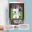 Jamie Gittens Printed Autograph Poster – Chelsea F.C. Football Star Wall Art – Soccer Player Memorabilia Poster Print