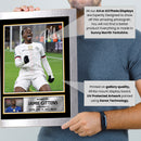 Jamie Gittens Printed Autograph Poster – Chelsea F.C. Football Star Wall Art – Soccer Player Memorabilia Poster Print