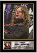 Jamie Webster Live Concert Printed Signed Poster Print – Autograph Style Singer Wall Art – Indie Rock Music Memorabilia Collectible