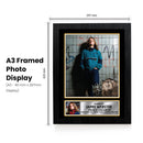 Jamie Webster Portrait Printed Signed Poster Print – Autograph Style Indie Rock Singer Wall Art – Music Memorabilia Collectible